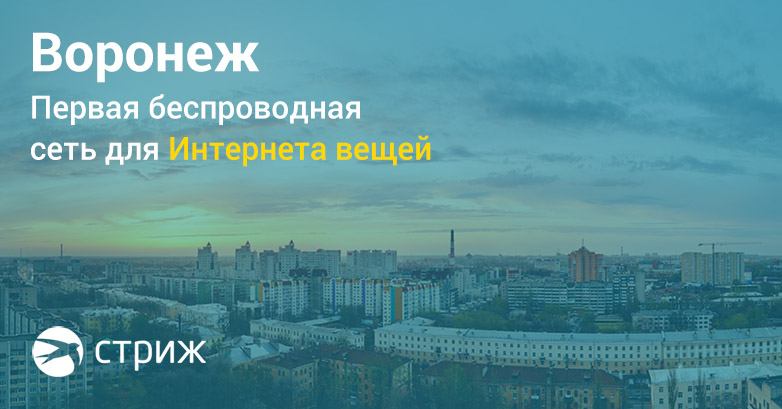 В Воронеже развернута IoT-сеть «СТРИЖ»