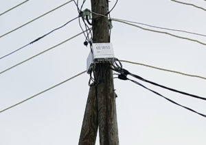 «Умный» электросчетчик вынесенный на столб в СНТ